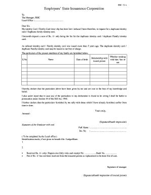 esic duplicate smart card form download|Download Forms .